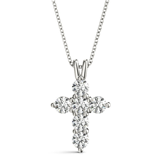 CROSS PENDANT 1.20CT