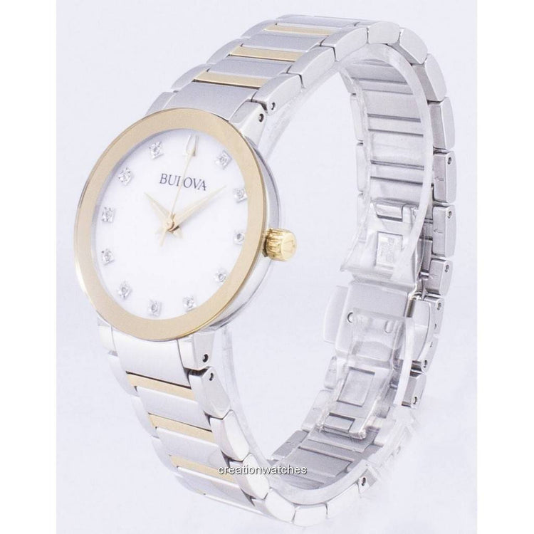 Bulova 98P180 two-tone bracelet
