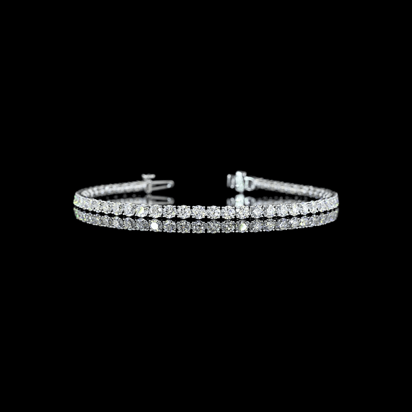 Lab Diamond Round Tennis Bracelet 5.52ct