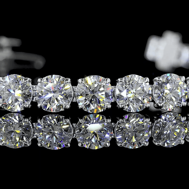 Lab Diamond Tennis Bracelet 12.20ct
