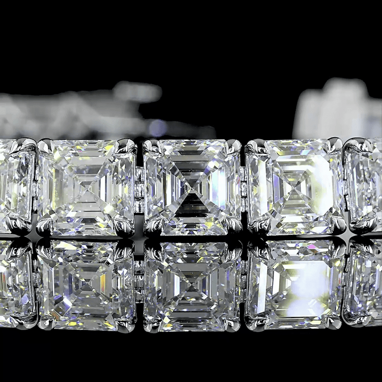 ASSCHER TENNIS BRACELET 30.69CT