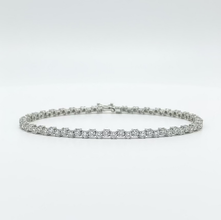 Criss Cross Tennis Bracelet 4.81ct