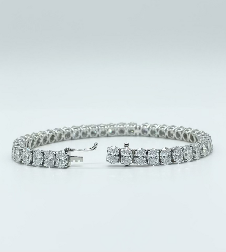 Oval Tennis Bracelet 19.90ct