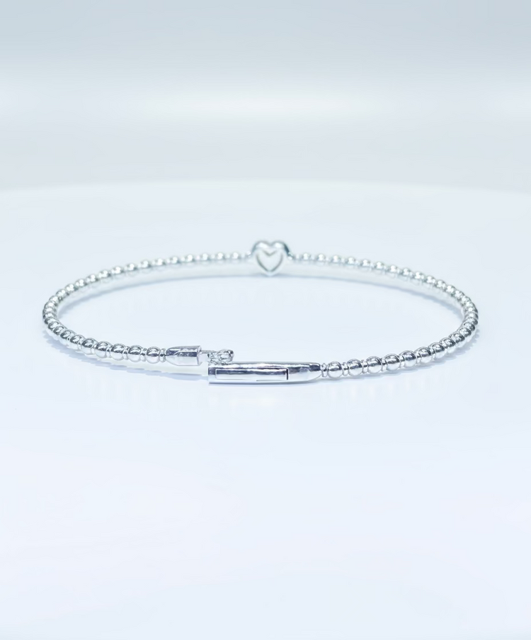 Heart Shaped Bangle 0.20ct