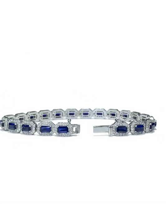 Sapphire Tennis Bracelet 6.75/2.75ct