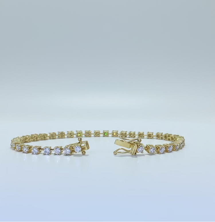 Diamond Tennis Bracelet 3.02ct
