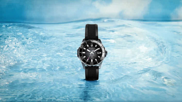 Bulova 98B465 Marine Star exhibition case back