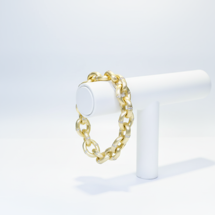 Bright White Background Bracelet