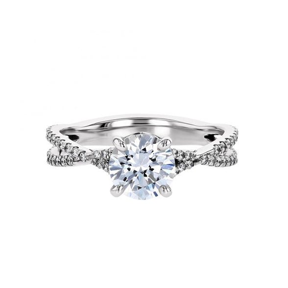 Solitaire Engagement Rings With 1.06 Carat Radiant Shape Lab Grown Diamond (Certificate No: 602338196)