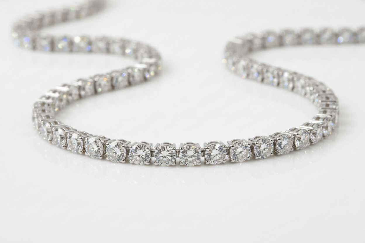 
                    14K White Gold 
                  