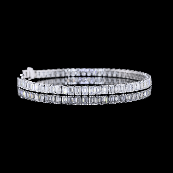 EMERALD TENNIS BRACELET 10.28CT