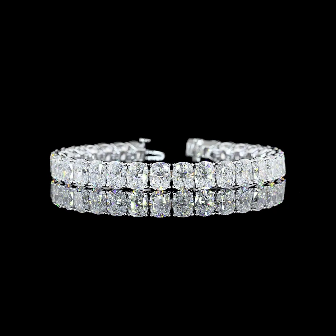 
                    Lab Diamond Oval Tennis Bracelet 19.90ct
                  