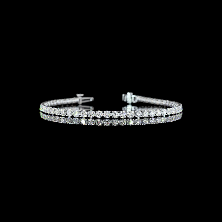 Lab Diamond Round Tennis Bracelet 5.52ct