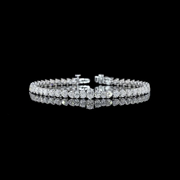 Lab Diamond Mixed Shaped Tennis Bracelet 6.96ct