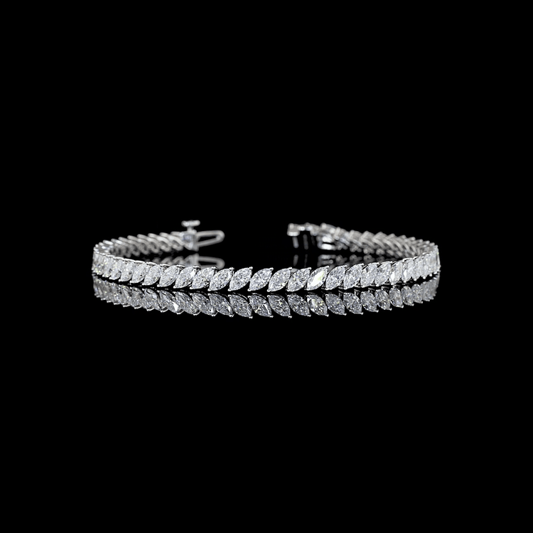 MARQUISE TENNIS BRACELET 10.91CT