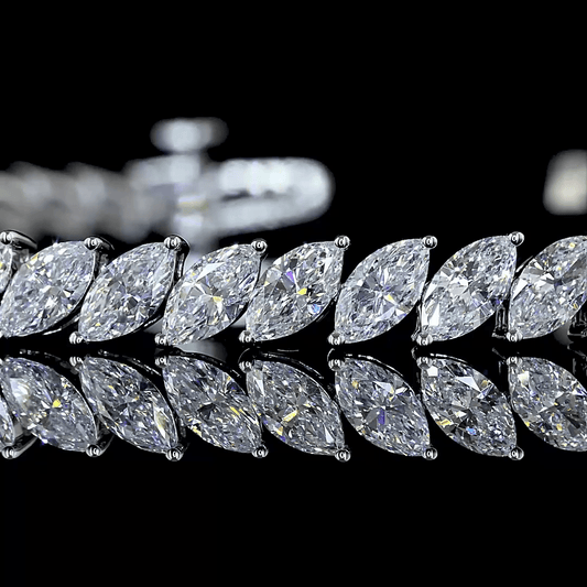 MARQUISE TENNIS BRACELET 10.91CT