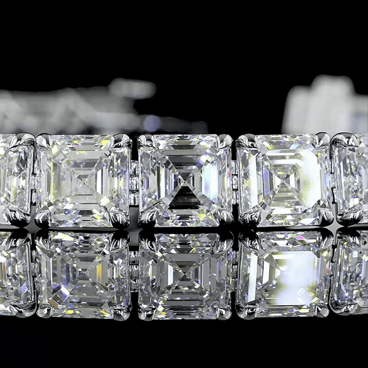 ASSCHER TENNIS BRACELET 30.69CT