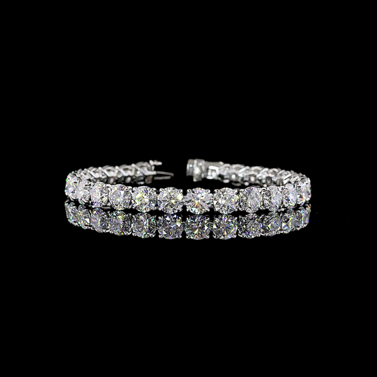 Lab Diamond Tennis Bracelet 26.81ct