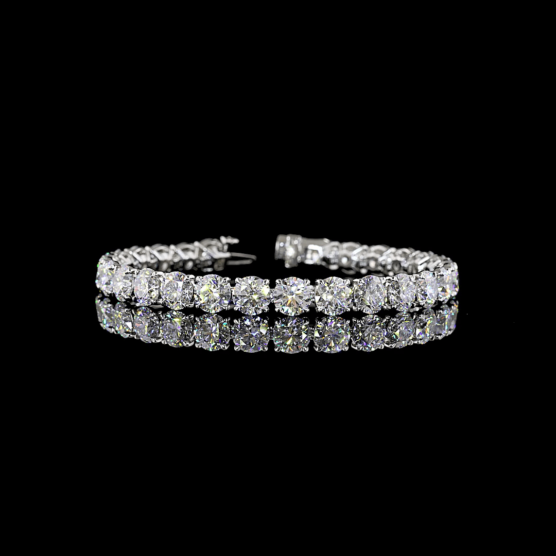 
                    ROUND TENNIS BRACELET 26.71CT
                  