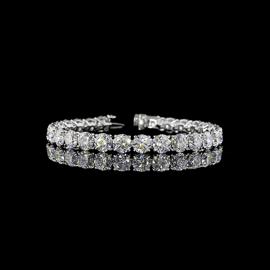 ROUND TENNIS BRACELET 26.71CT