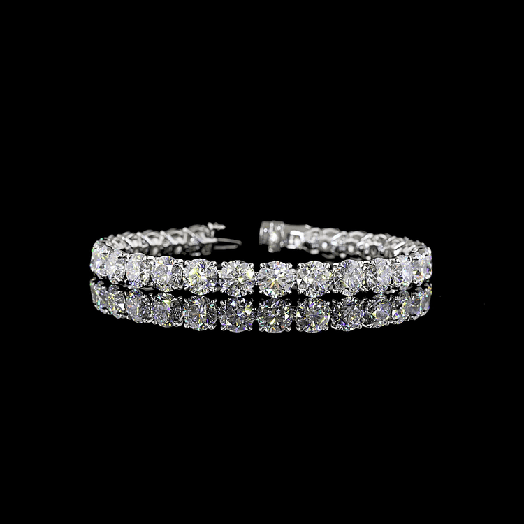ROUND TENNIS BRACELET 26.71CT