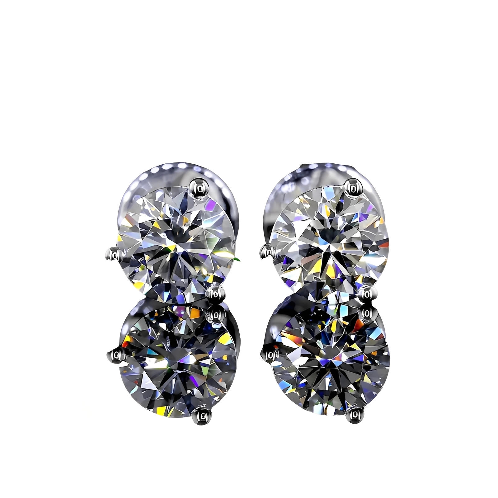
                    Lab Diamond Stud Earring 2.98ct
                  