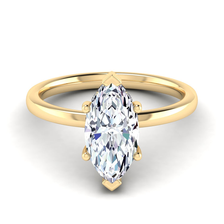Yellow Gold
Marquise