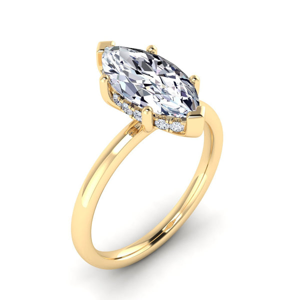 Yellow Gold
Marquise