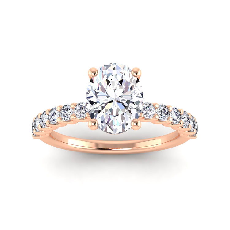 petite u prong engagement ring