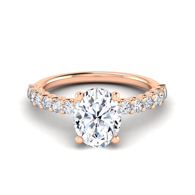 petite u prong engagement ring