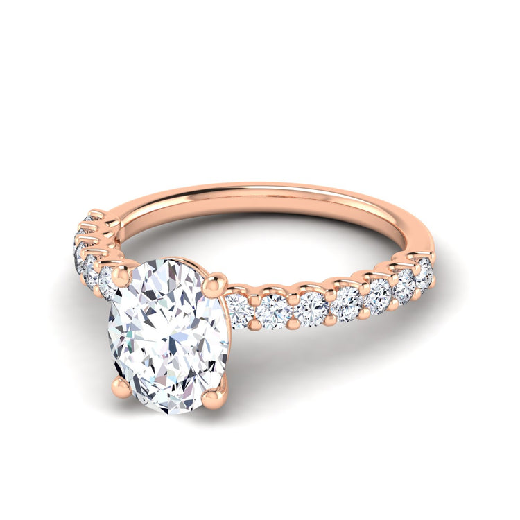 petite u prong engagement ring