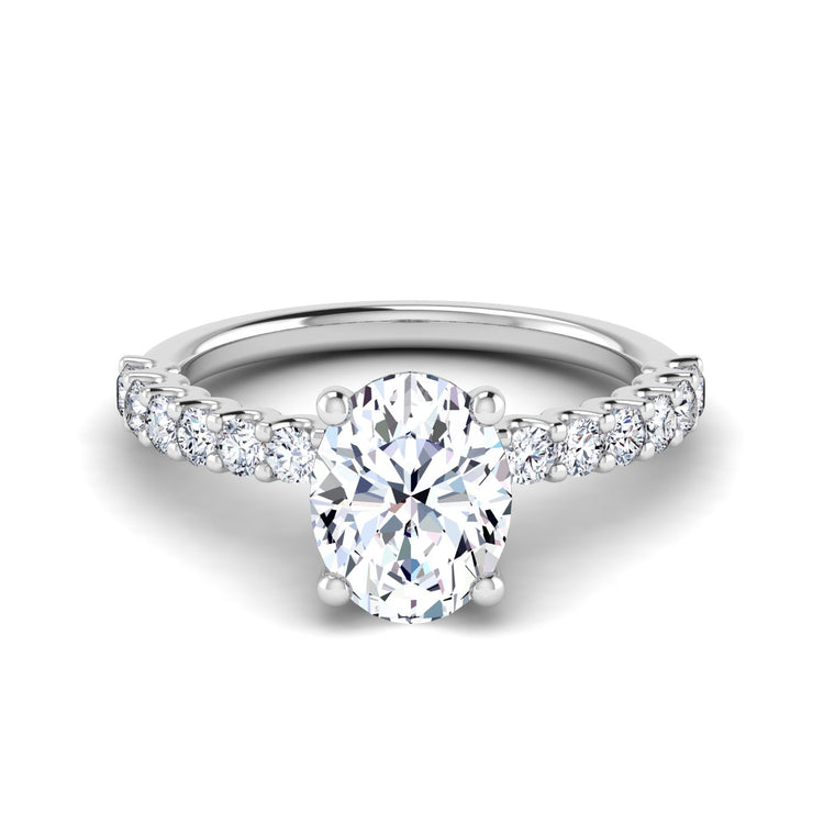 petite u prong engagement ring