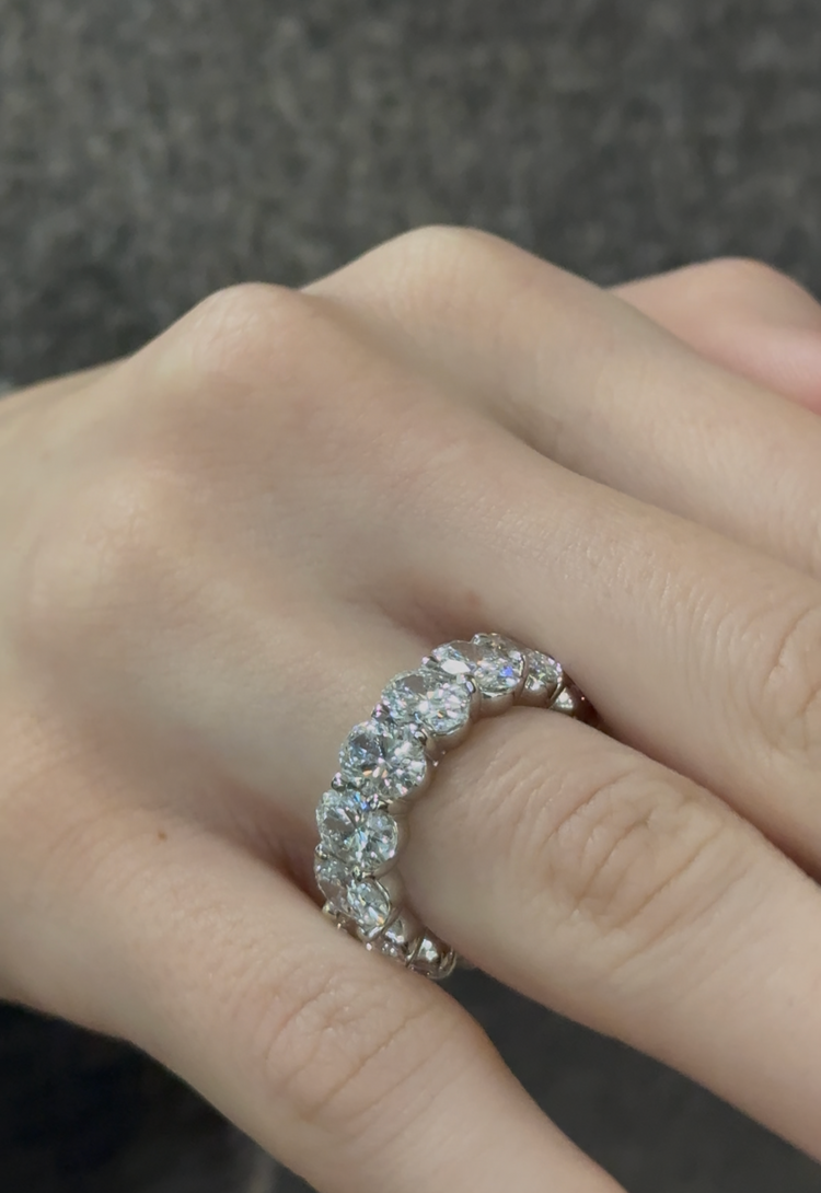 Eternity Oval Band 10.51ct