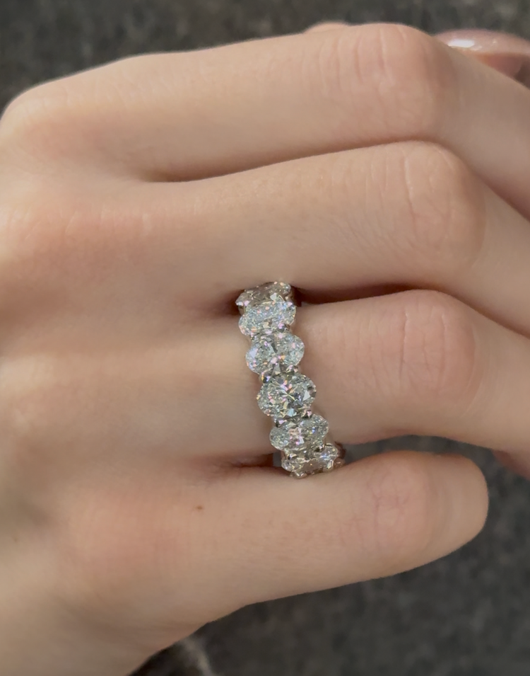 Eternity Oval Band 10.51ct