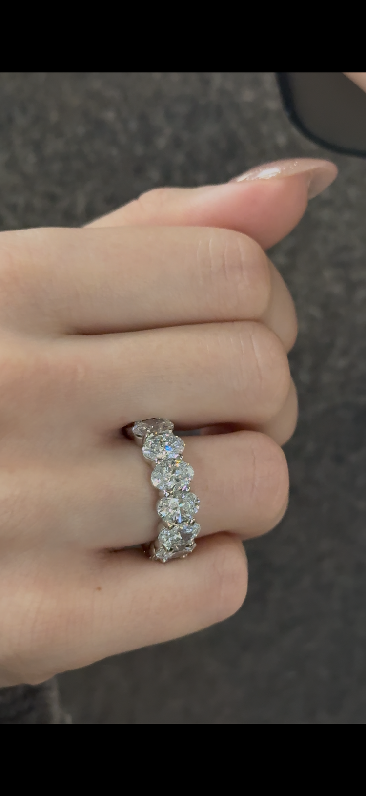 Eternity Oval Band 10.51ct