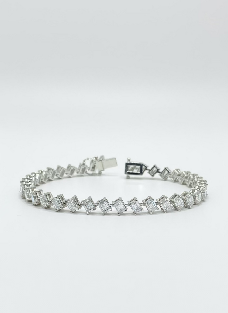 Emerald Tennis Bracelet 8.02ct