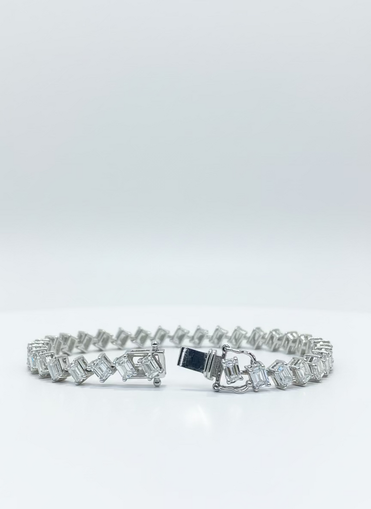 Emerald Tennis Bracelet 8.02ct