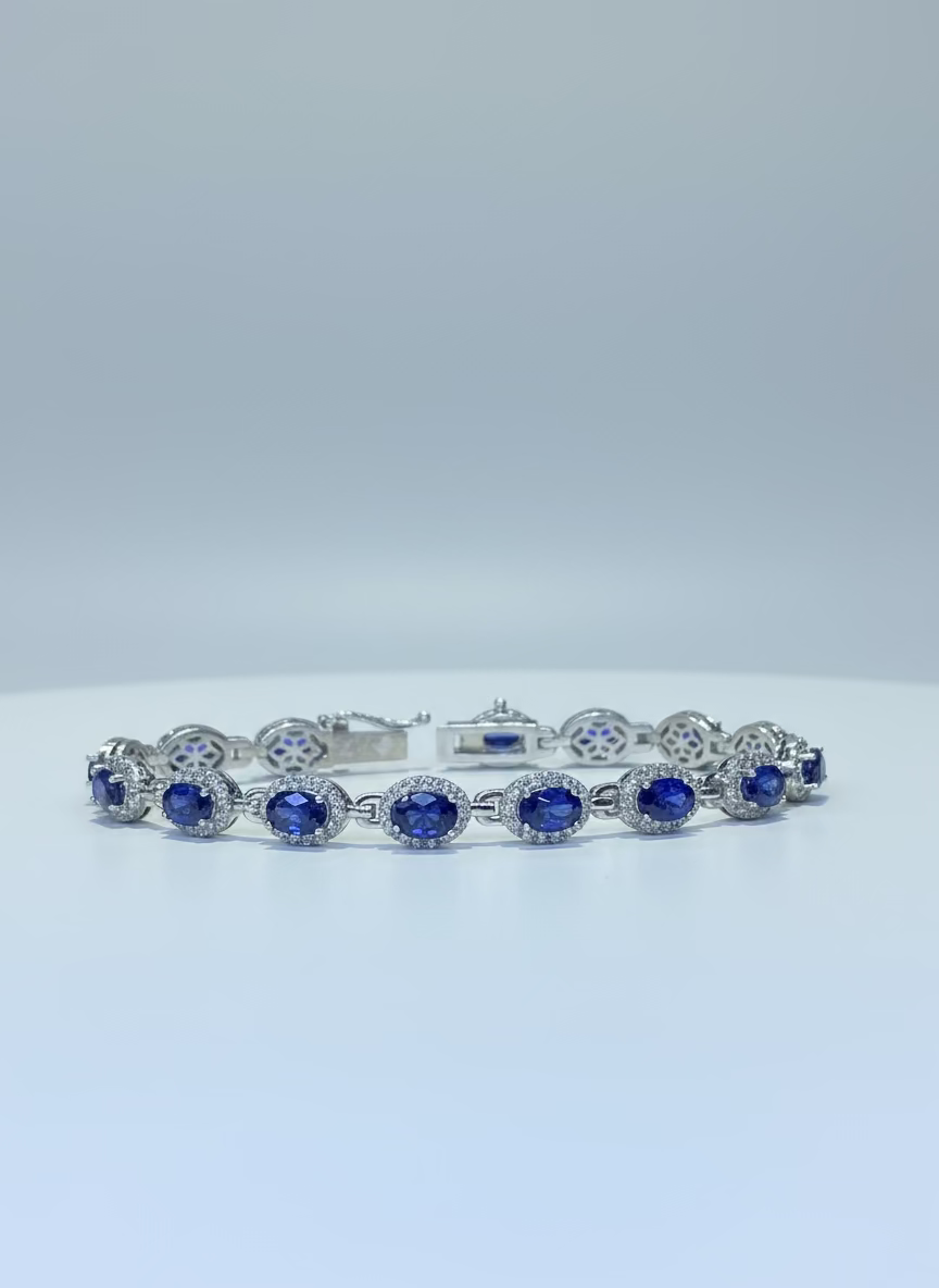 
                    Sapphire Tennis Bracelet 2.13/9.75ct
                  