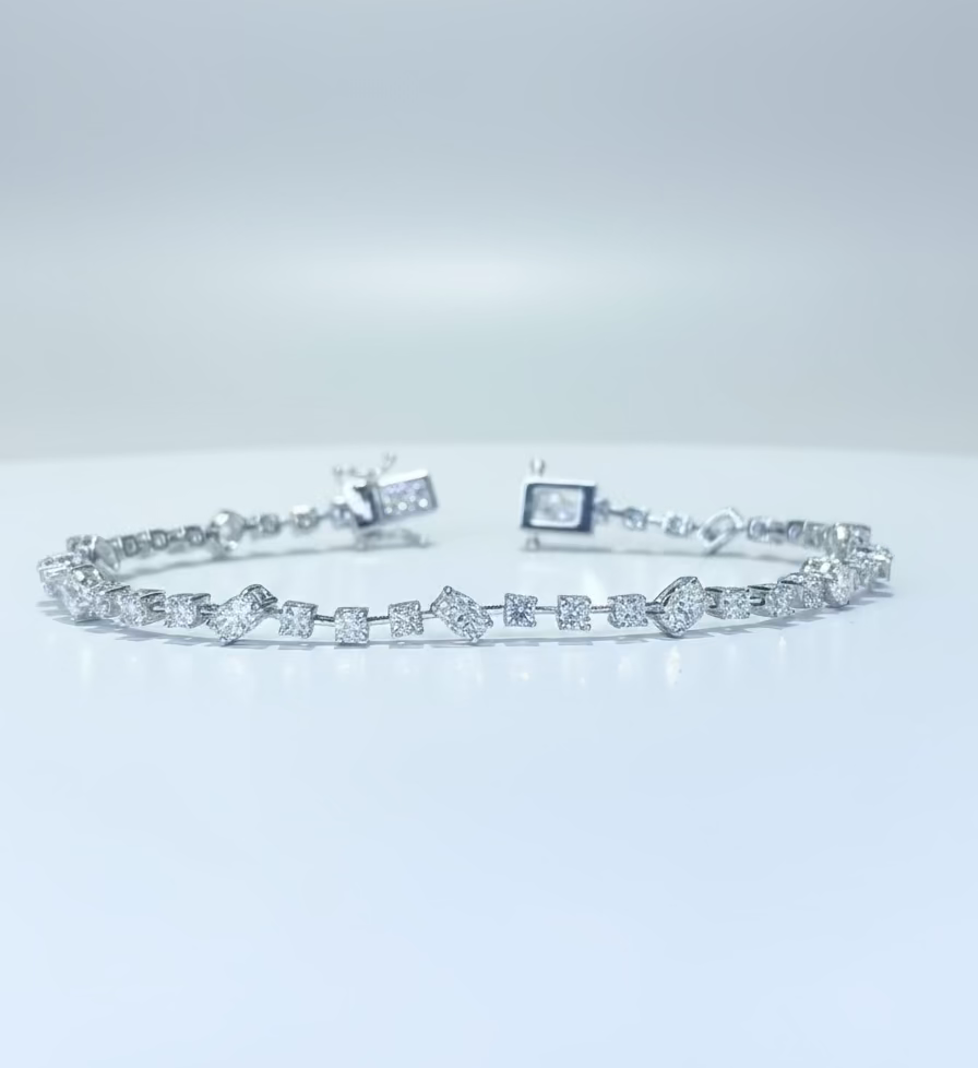 
                    Oval & Round Tennis Bracelet 3.27ct
                  