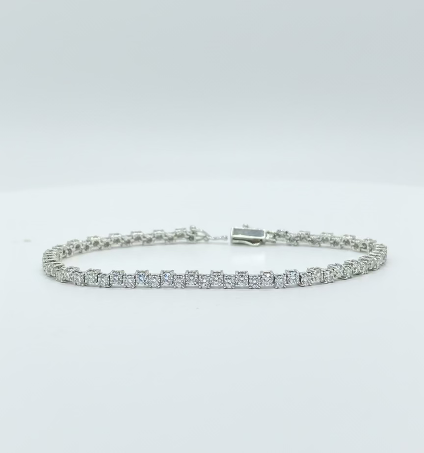
                    Criss Cross Tennis Bracelet 4.81ct
                  