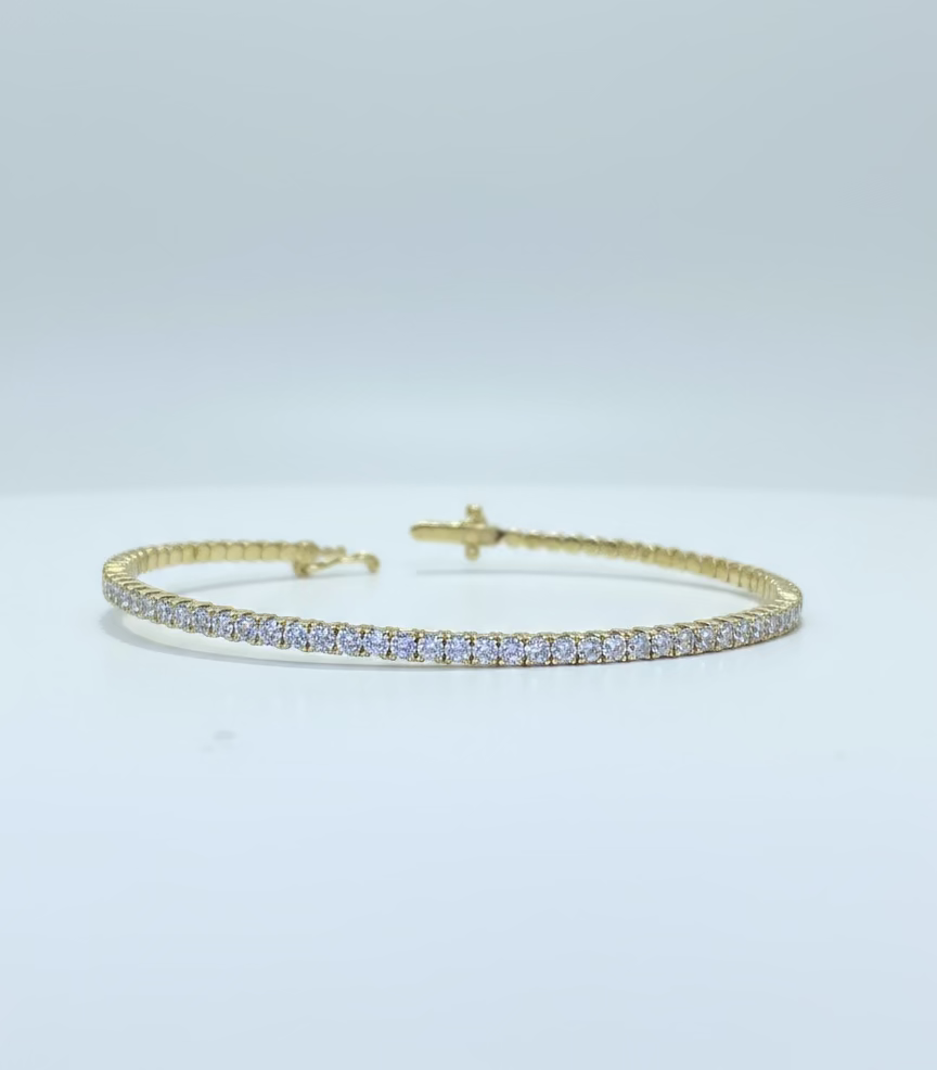 
                    Diamond Flexible Bangle
                  