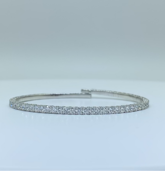 Diamond Flexible Bangle 1.90ct