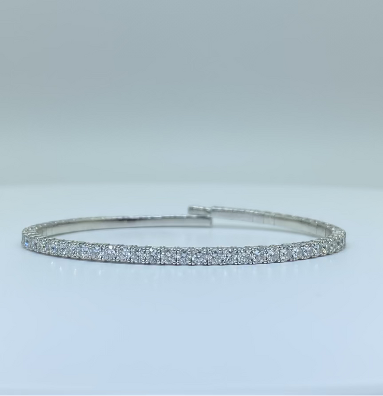 Diamond Flexible Bangle 1.90ct
