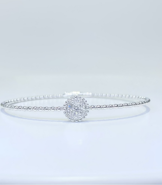 Round Flexible Bangle 0.35ct