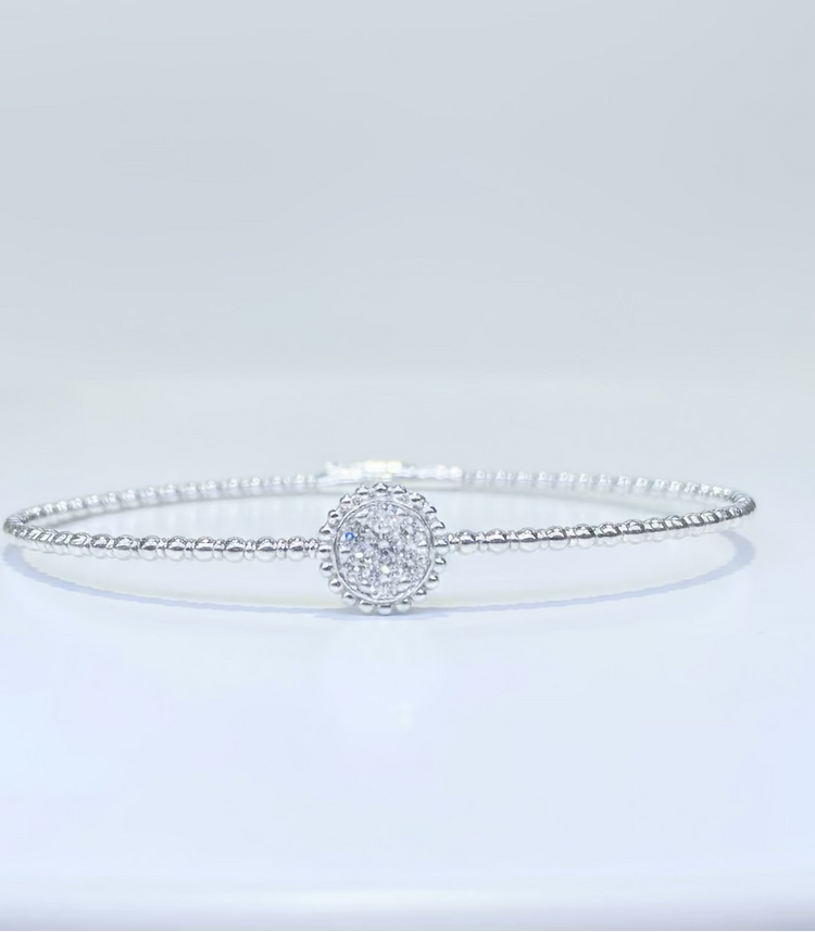 Round Flexible Bangle 0.35ct