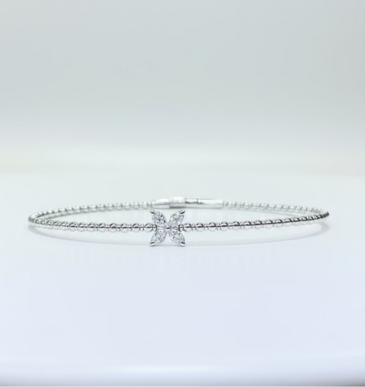Diamond Flexible Bangle 0.20ct