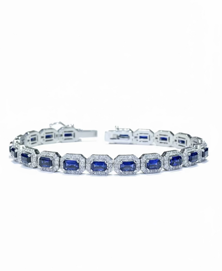 Sapphire Tennis Bracelet 6.75/2.75ct