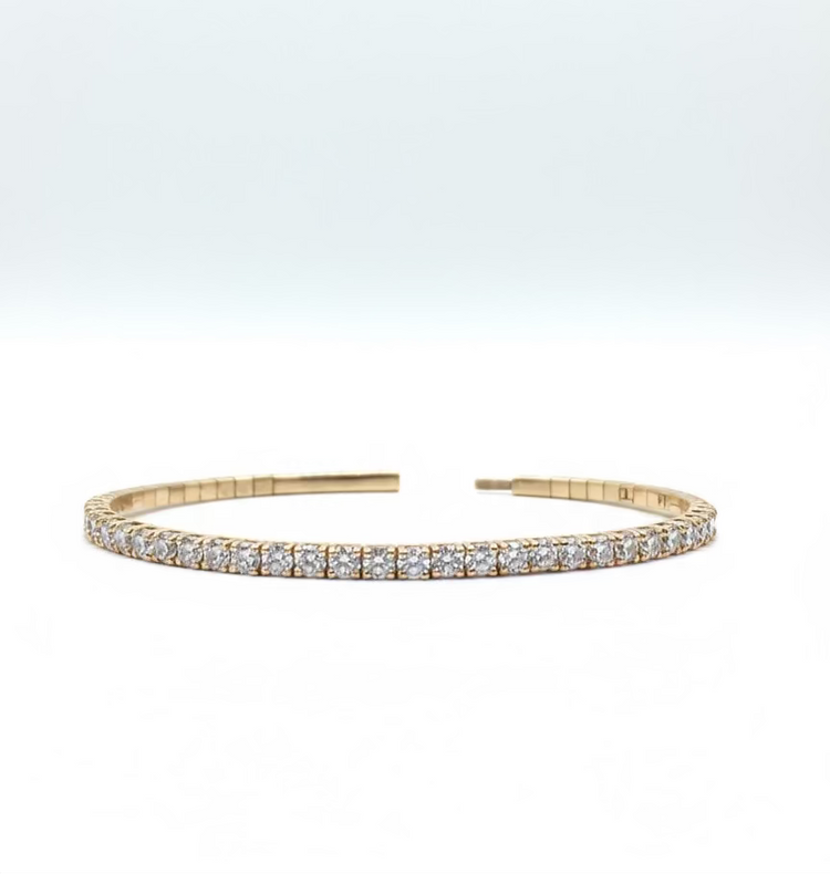 Diamond Tennis Bangle 3.20ct