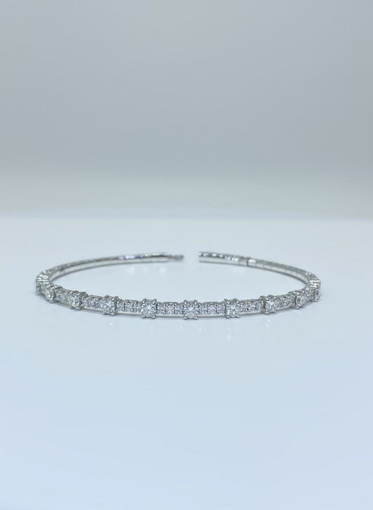 Diamond Flexible Bangle 2.00ct