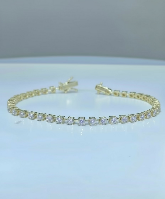 Diamond Tennis Bracelet 3.02ct
